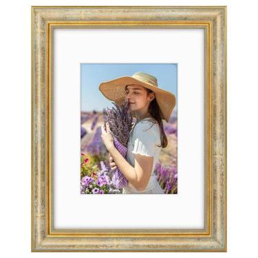 Imagem de Porta-retratos Golden State Art 9x12 para foto 6x8