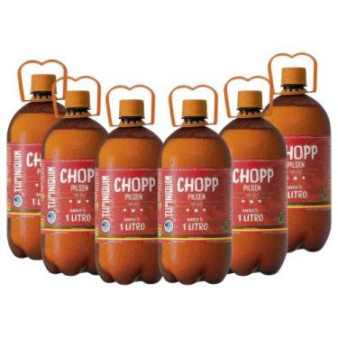 Imagem de Chopp Tupiniquim Pilsen Barrilete 1 Litro Puro Malte 6un