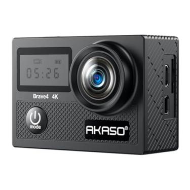 Imagem de Câmera de Aventura Brave 4 4K, Wi-Fi, À Prova d'Água, Compacta e Leve, Ideal para Esportes Radicais, Gravação em, Design Resistente e Funcional para Aventuras ao Ar Livre