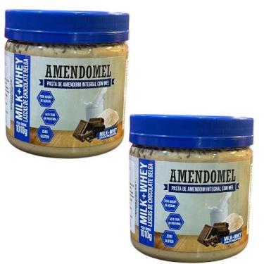 Imagem de PASTA AMENDOMEL MILK+WHEY 2x 1KG