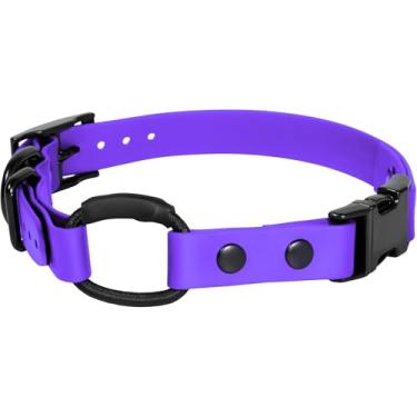Imagem de Coleira elástica para ecollar, compatível com mini educador e cão esportivo, alça de substituição de coleira eletrônica (roxo, 1,9 cm)