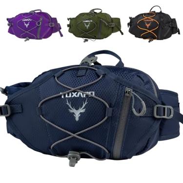 Imagem de Tuxapo Pochete para homens, bolsas de cintura, para corrida, atividades ao ar livre, para ciclismo, caminhadas, viagens, festivais, presentes, Azul, Small