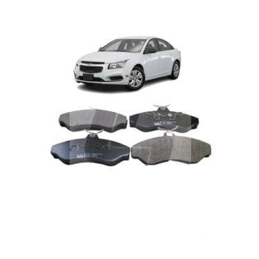 Imagem de Kit Pastilha de Freio Diant GM Cruze LT/LTZ 1.8 11/16 + CAR80 Anti Chio 300ml