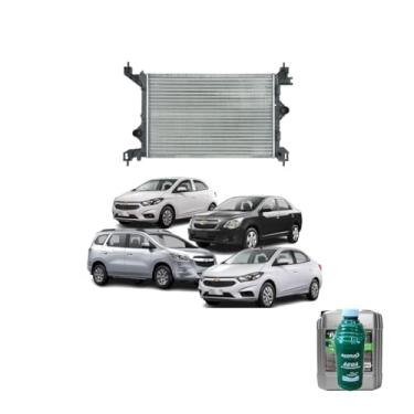 Imagem de Kit Radiador GM Cobalt, Spin, Prisma, Onix 2017 20L Aditivo + 1L Água Desmineralizada