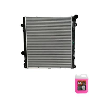 Imagem de Kit Radiador Interc VW 9160 9170 11180 + Aditivo Radiador RadiadorNAQ Rosa 5 Litros