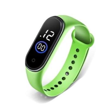 Imagem de Relógio Led Pulso Digital Esporte Aprova D'agua Bracelete Várias Cores Presente Criança...