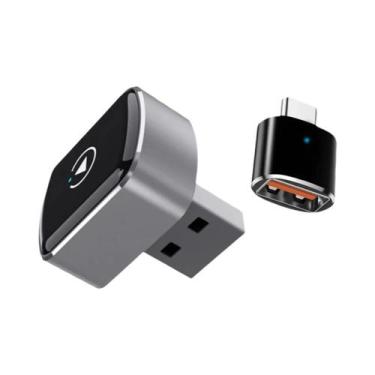 Imagem de Adaptador Universal Wireless CarPlay Android Auto Dongle USB Para Volk