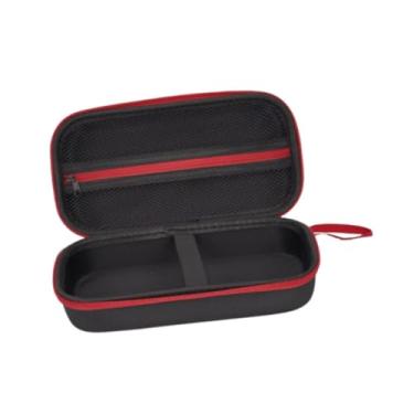 Imagem de MotiveTech Estojo de transporte para compressor de ar portátil em EVA, ideal para viagens, com bolso de malha, zíper duplo e suporte para bomba de ar elétrica