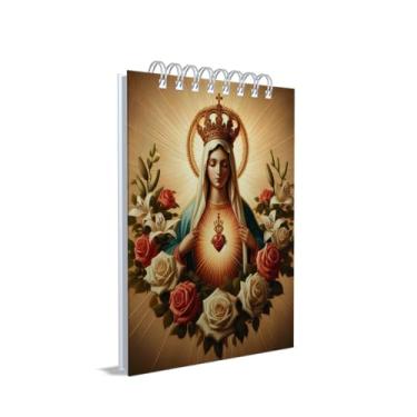 Imagem de Bloco de Anotações Católico, Imaculado Coração de Maria, Capa 15