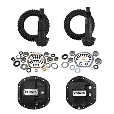 Imagem de Kit de reengrenagem Yukon com capas de diferença, D30/44, proporção 4.56, estrias 24/30, compatível com Jeep Wrangler JK Non-Rubicon, YGK012STG2