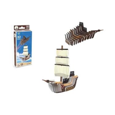 Imagem de Quebra-Cabeça 3D De Animais Para Crianças DIY Dinossauro Safari Oceâni