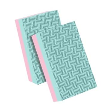 Imagem de Generic 2x Almofadas de levantamento de peso Tapetes silenciosos Acessórios portáteis Proteção de piso Almofada de peso para levantamento terra para, Verde Rosa 50x30x4cm