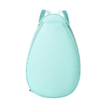 Imagem de Generic Mochila para tênis e badminton com alça de ombro ajustável, ideal para raquetes de tênis e badminton, Azul