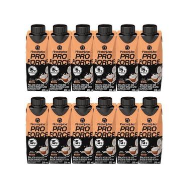 Imagem de Kit 12 Bebidas Láctea UHT Proteica Piracanjuba - Whey 15g-Unissex