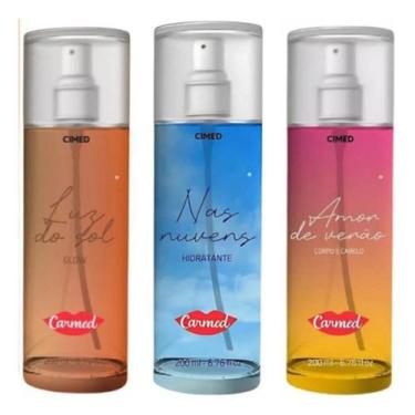 Imagem de Carmed Body Splash 200ml Corporal e Cabelo Kit Completo c/3