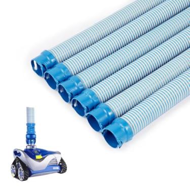 Imagem de Mangueira de limpeza de piscina para Zodiac MX6 MX8 Twist Lock Pool Vacuum Hose Peças de reposição 39 polegadas R0527700 MX6 MX8 (pacote com 6)