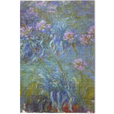 Imagem de Quebra-cabeça de pintura de gato branco, 500 peças, jogo para adultos, quebra-cabeças engraçados, paisagem, pintura personalizada, 52 x 37,8 cm