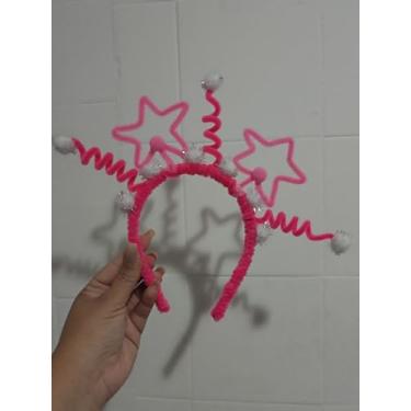 Imagem de Tiara Colorida Infantil com Pompons, Headband Espiral Festivo, Acessório para Cabelo, Fantasia para Crianças carnaval