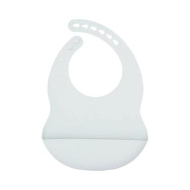 Imagem de Babador Ajustável De Silicone Impermeável Livre De BPA, Babador Macio 