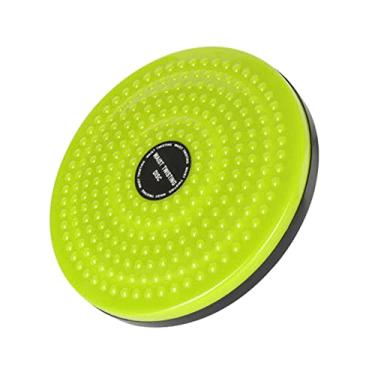 Imagem de Newmind Tábua de exercícios esportiva, prancha de exercícios aeróbico e cardiovascular, massagem nos pés e rotativa sem plataforma, exercício de cintura fitness - verde