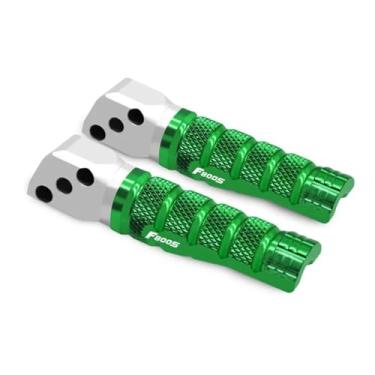 Imagem de Anti-derrapante Pedais de apoio para os pés traseiros do passageiro, apoio para os pés, para F800S 2006-2010 F800R 2009-2015(Green F800S)
