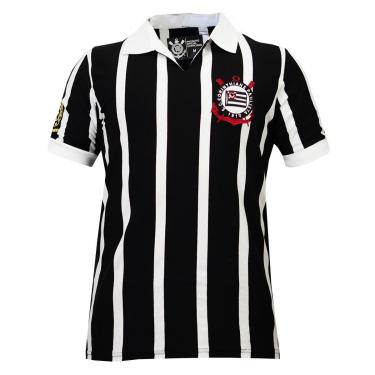 Imagem de Camisa Corinthians Polo Retrô 1954 IV Centenário Paulista - Masculino-Masculino