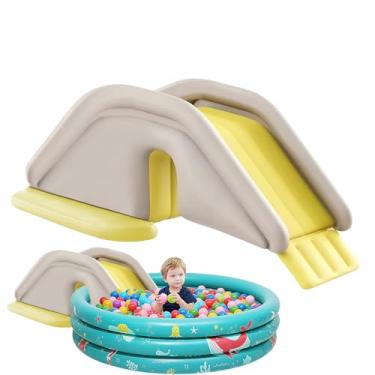 Imagem de Escorregador De Água Inflável Para Piscina | Brinquedos Insufláveis Para Atividades De Verão,Escorregador para Piscina,Jardim Quintal Relvado Crianças Família