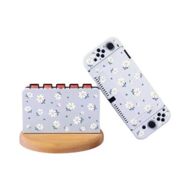 Imagem de Conjunto De Capas Protetoras Com Estampa De Camomila Para Switch OLED 