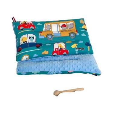 Imagem de Almofada De Veludo Para Bebê, Respirável E Confortável, Apoio De Cabeç