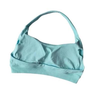 Imagem de Sutiã Esportivo Feminino De Alto Suporte, Sem Costura, Halter, Com Efe