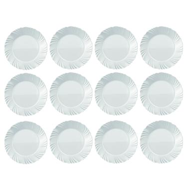 Imagem de Prato de Sobremesa Duralex Opaline Pétala 19,5 cm 24 Unidades - Nadir