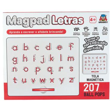 Imagem de Lousa Magnetica Magpad Letras 150-8 - Braskit