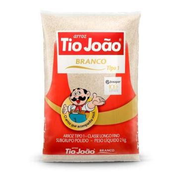 Imagem de Arroz Tio João Branco 2kg
