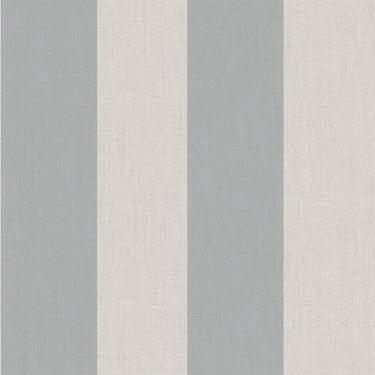 Imagem de Papel De Parede Top Stripes Listras Cor Cinza Claro E Azul