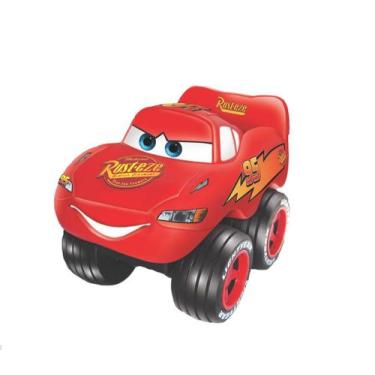 Imagem de Carrinho Fofomóvel Carros Mcqueen - Lider Brinquedos, Vermelho, Relâmp