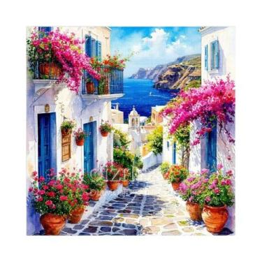 Imagem de Kit De Pintura Diamante 5D Paisagem Urbana, Bordado Completo, Cenário 