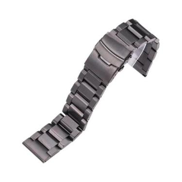 Imagem de Pulseira De Relógio Em Aço Inoxidável Azul Preto Dourado 18mm 20mm 22m