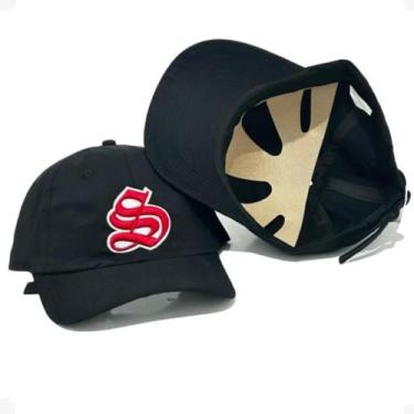 Imagem de Bonés Dad Hat Aba Curva Fitão Vários Modelos  LTX Sleep, Preto vermelh