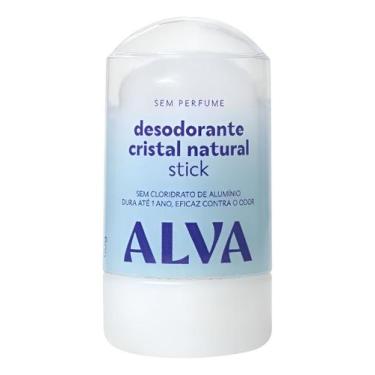 Imagem de DESODORANTE CRISTAL STICK VEGANO SEM ALUMÍNIO ALVA 60g