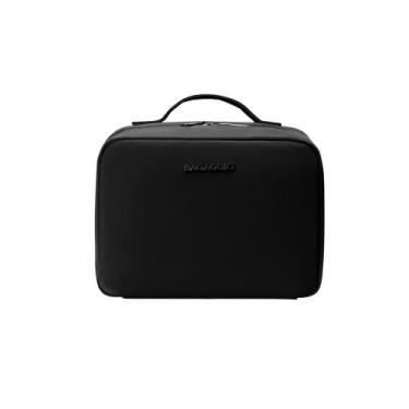 Imagem de Necessaire de Viagem Feminina Grande Donna Preta - Bagaggio, G, Preto