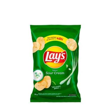 Imagem de Batata Lays sabor Creme de Cebola Elma Chips  70g