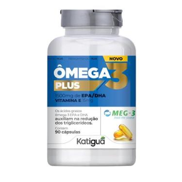 Imagem de Omega 3 plus concentrado 1500mg epa dha vitamina e 90caps katigua