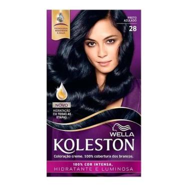 Imagem de Tinta De Cabelo Coloração Koleston - Cor 28 - Preto Azulado - Congratu