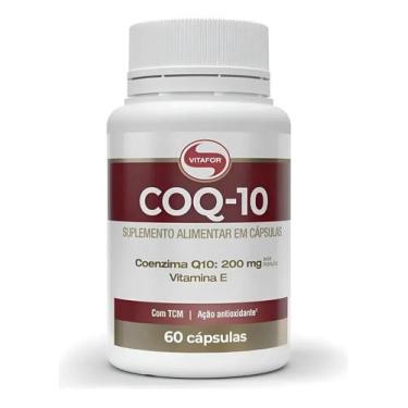 Imagem de Coenzima Q10 200mg 60 Cápsulas Vitafor Suplemento Nutriciona - Congrat