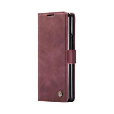 Imagem de Capa Carteira De Couro Com Suporte Para Cartões E Livro Para Samsung G