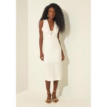 Imagem de Vestido Midi Com Torção E Linho-Feminino