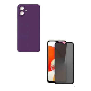 Imagem de Película Fosca Privacidade 9D + Capa Silicone Case Para Galaxy A07 5G 