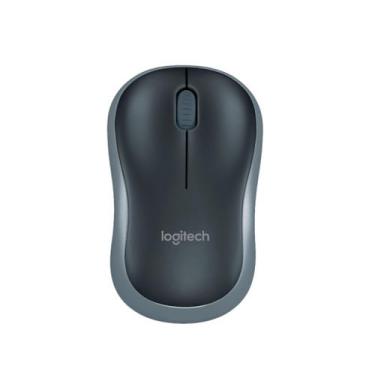 Imagem de Mouse Office Logitech M185 Sem fio Cinza - 910-003243