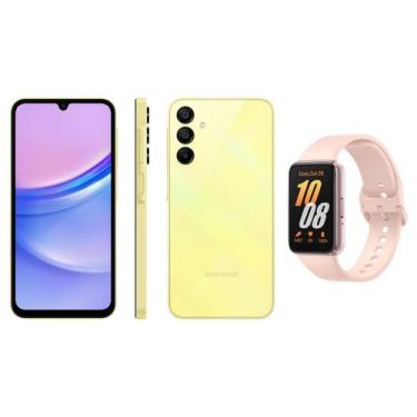 Imagem de Smartphone Samsung Galaxy A15 6,5 256GB - Verde Claro + Smartband Sams