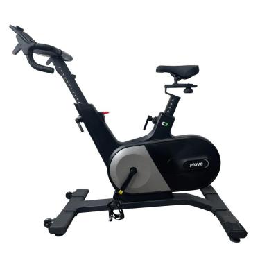 Imagem de Bicicleta de Spinning Movement C7 Move Eletromagnética Bluetooth Preto para Uso Residencial e Comercial 120kg